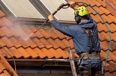 Démoussage et hydrofuge de toiture à Goupillières